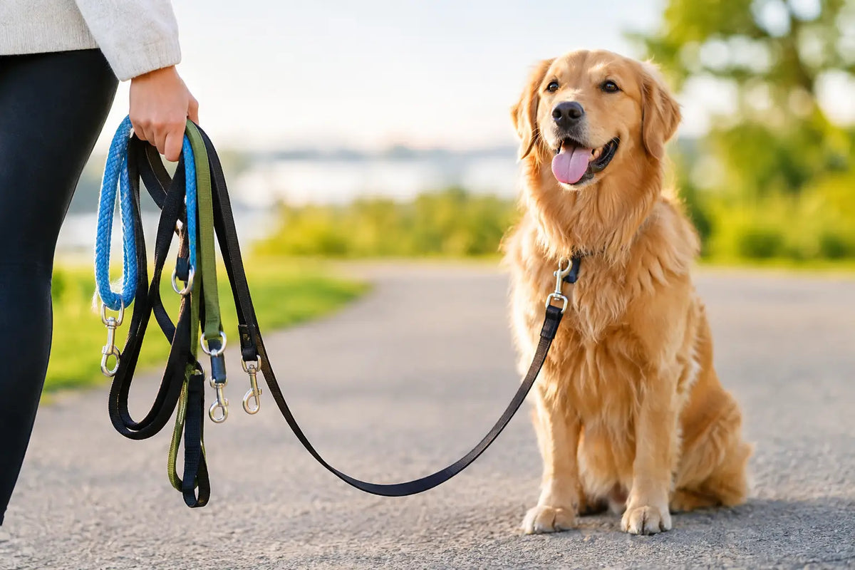 What Leash Material Is Best for Dogs on Walks?
