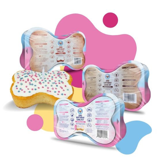 Dog Birthday Cake Kit for Celebrating Your Pet's Special Day