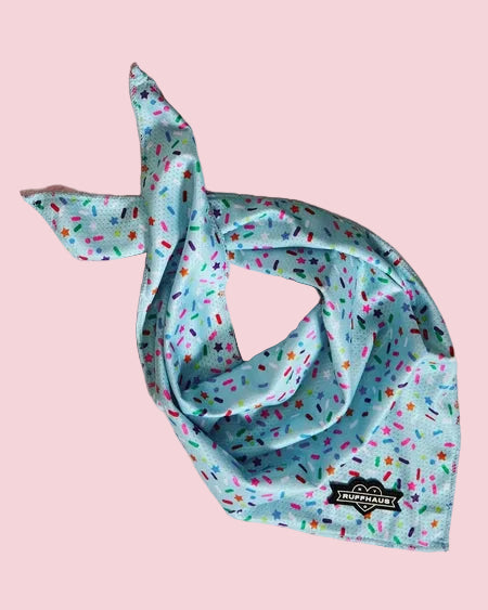 Sprinkle Me Blue Cooling Bandana - Luna Doodle Boutique