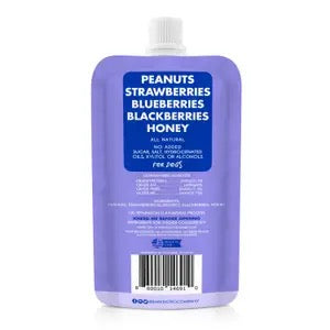 Dog Peanut Butter 4oz Squeeze Packs Superberry Budder