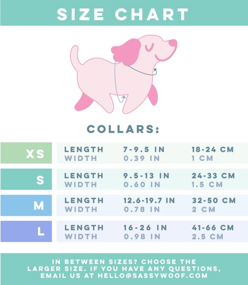 Dog Collar Malibu Barbie x Sassy Woof Collection