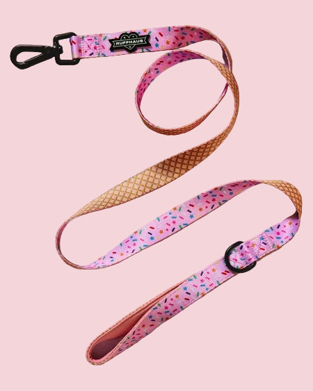 Sprinkle Me Pink Dog Leash - Luna Doodle Boutique