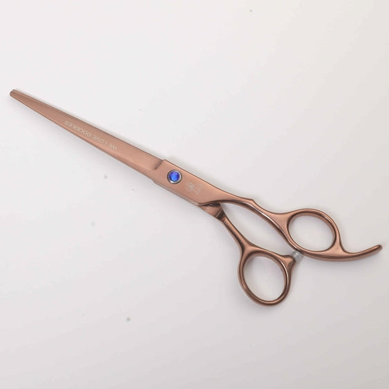 Grooming Scissor Kit for Professional Dog Grooming with Straight Curved Thinning Scissors and Dog Comb