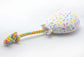 ThoozyPet Birthday Balloon Plush Dog Toy with Rope 7 Inch