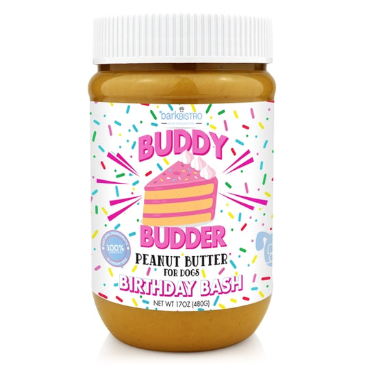 Dog Peanut Butter Birthday Bash Buddy Budder Guilt Free All Natural Treat