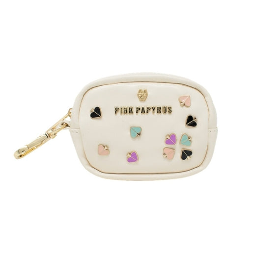 White Waste Bag Dispenser and Treat Pouch - Luna Doodle Boutique