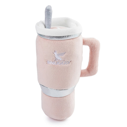 Snuggly Cup Blush By Haute Diggity Dog Plush Squeaky Toy