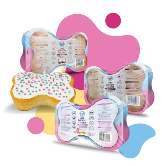 Dog Birthday Cake Kit for Celebrating Your Pet's Special Day