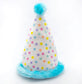ThoozyPet Birthday Hat Blue Plush Dog Toy 7 Inches