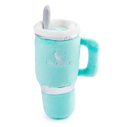 Snuggly Cup Teal By Haute Diggity Dog Plush Toy