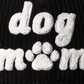 Dog Mom Chenille Patch Corduroy Baseball Cap