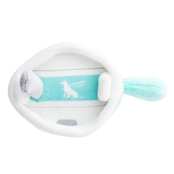 Snuggly Cup Teal By Haute Diggity Dog Plush Toy