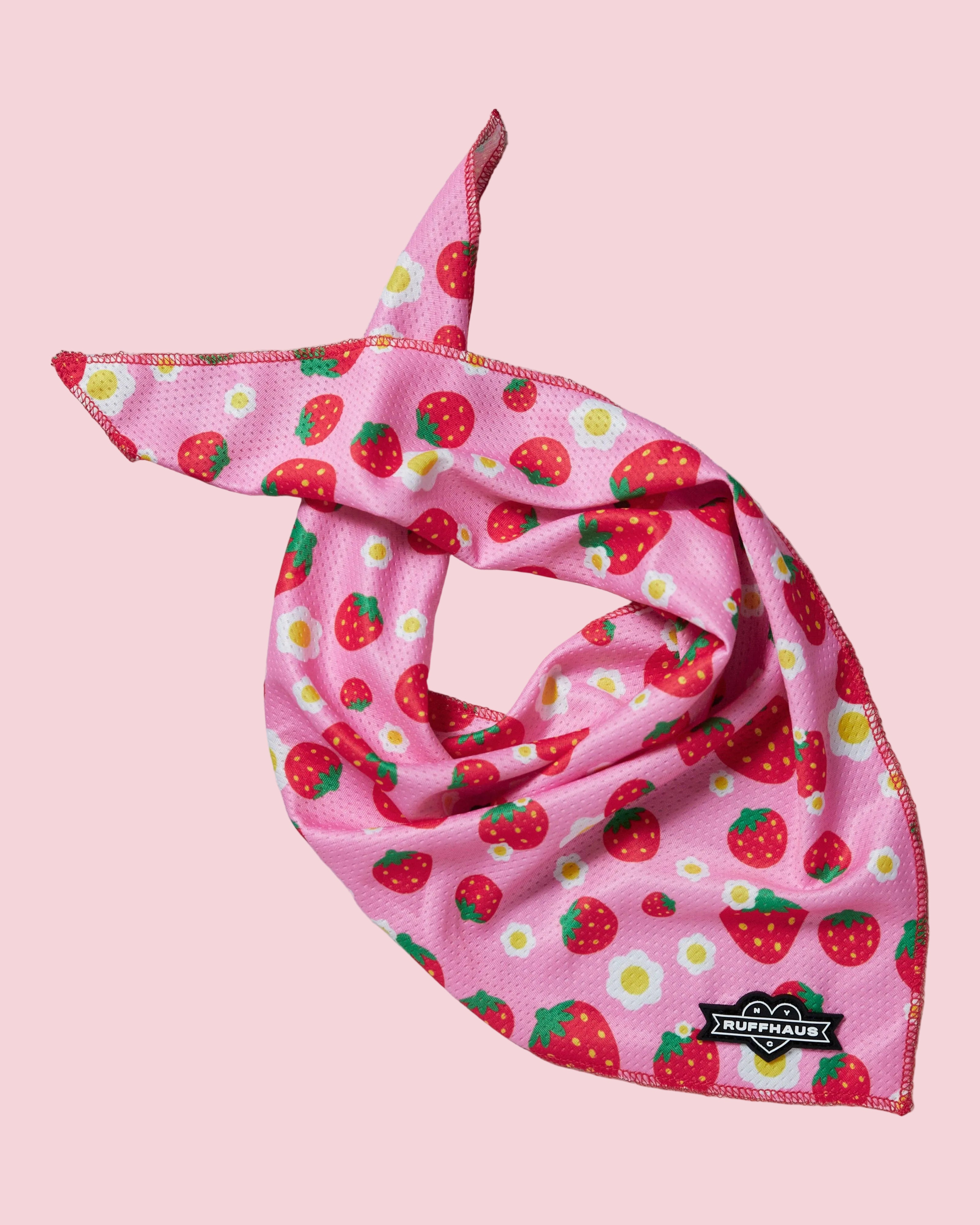 Strawberry Cooling Bandana - Luna Doodle Boutique