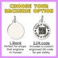 Personalized Dog ID Tag with QR Code Invader Personal Space