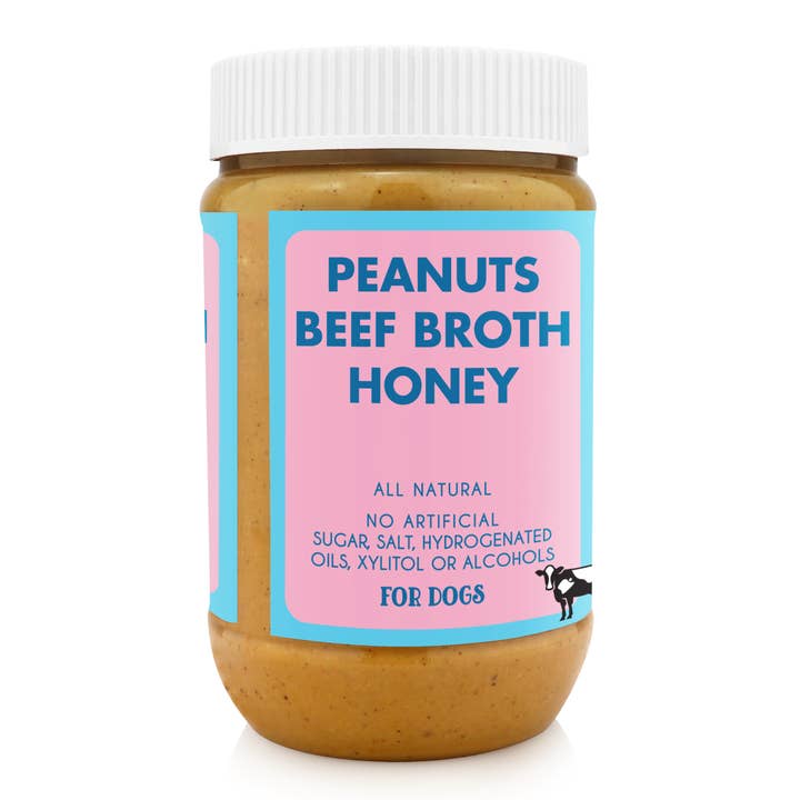 Dog Peanut Butter Beef Broth Buddy Budder Natural Healthy Dog Treat
