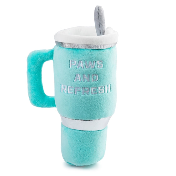 Snuggly Cup Teal By Haute Diggity Dog Plush Toy