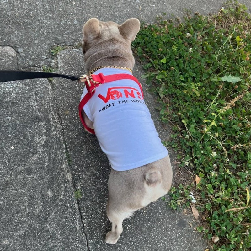 Vans-inspired “Woff The World" Dog T-Shirt