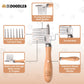 Dematting Rake for Dogs Premium Grooming Tool for Long Haired Dog Coat Care