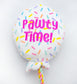 ThoozyPet Birthday Balloon Plush Dog Toy with Rope 7 Inch