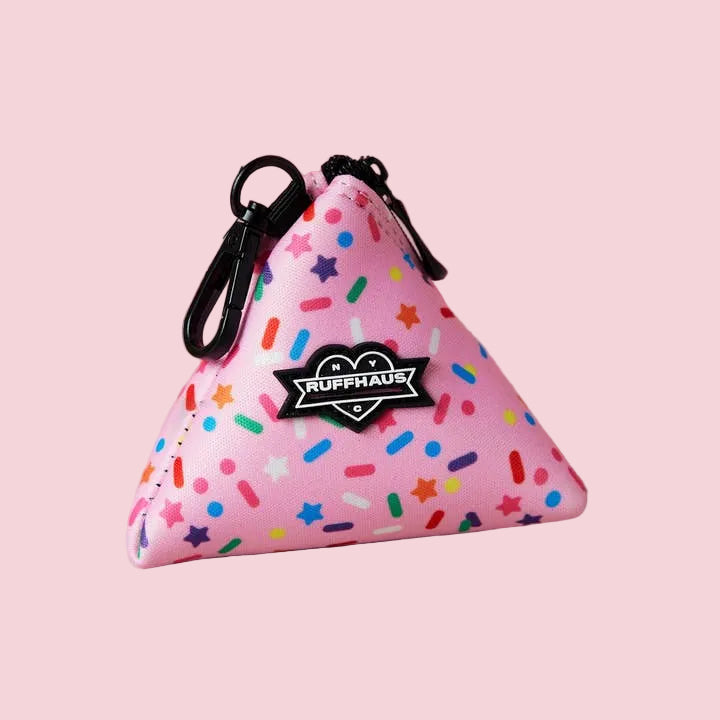Sprinkle Me Pink Poop Bag Holder - Luna Doodle Boutique