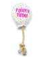 ThoozyPet Birthday Balloon Plush Dog Toy with Rope 7 Inch