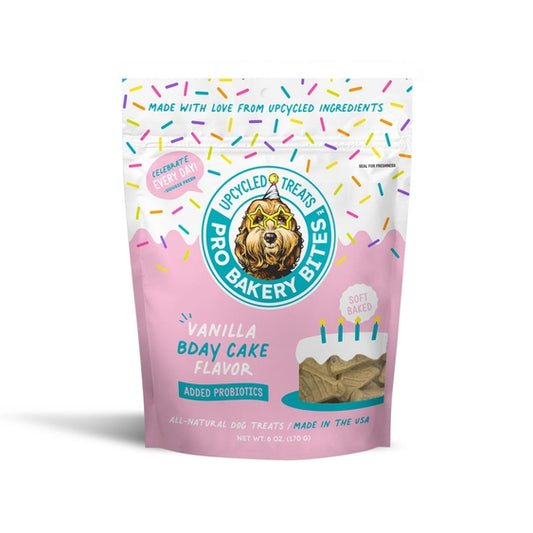 Pro Bakery Bites Soft Baked Vanilla Birthday Cake 6 Ounce